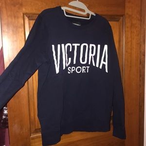 Victoria’s Secret crew neck, navy blue